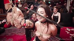 Folsom Orgy Gets Soaked by Squirting Nympho Slave Slut