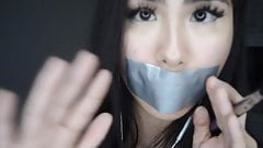 tape gag asmr