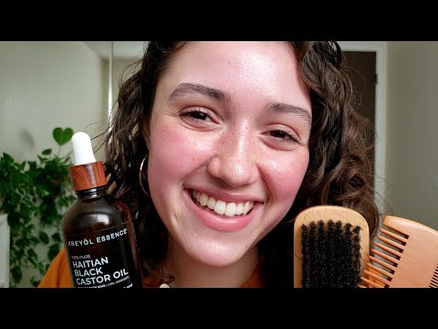 ASMR Friend Pampers You ♡ Scalp Massage & Hair Play (Layered Sounds)