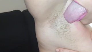 Hairy armpit fetish