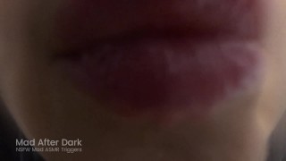 ASMR Lens & Ear Licking, Kissing and Moaning [Close-up]