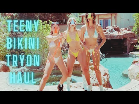 Microbikini Try On Haul (Boots Challenge!) Caitlyn Sway, Steph In Space & CCFlight